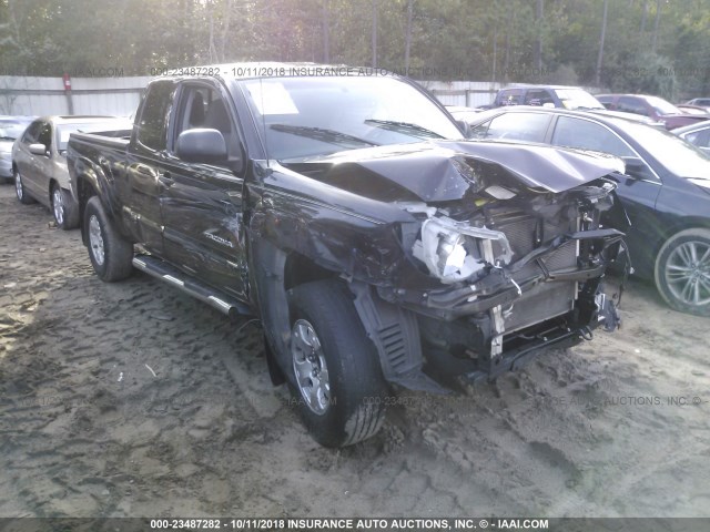 5TFTX4GN5DX017116 - 2013 TOYOTA TACOMA PRERUNNER ACCESS CAB BLACK photo 1