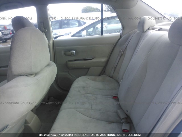 3N1BC11E59L381248 - 2009 NISSAN VERSA S/SL WHITE photo 8