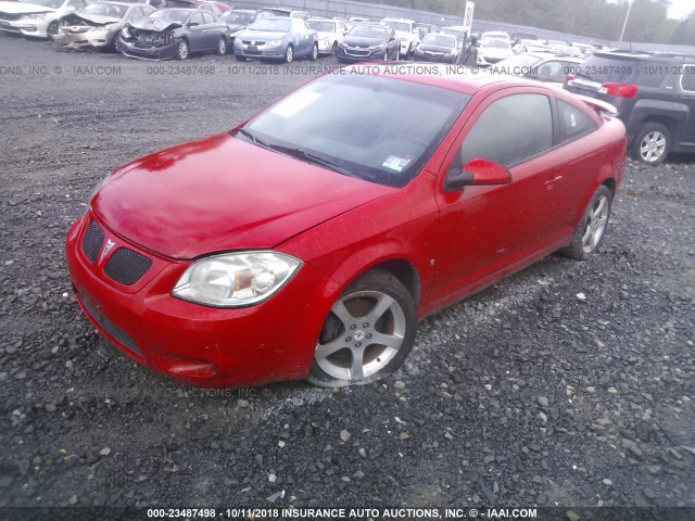 1G2AN15B677113043 - 2007 PONTIAC G5 GT RED photo 2