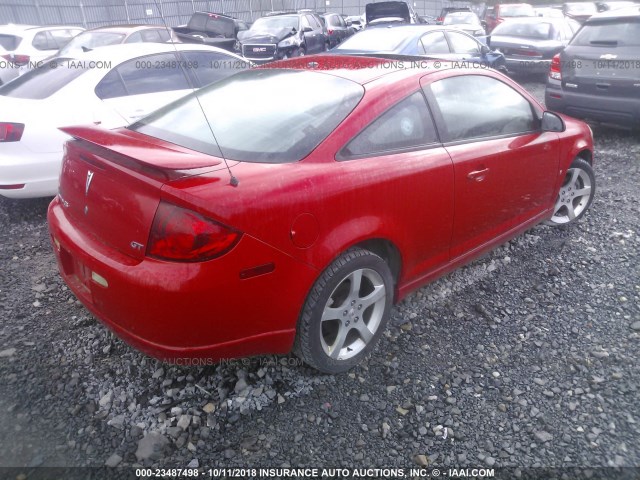 1G2AN15B677113043 - 2007 PONTIAC G5 GT RED photo 4