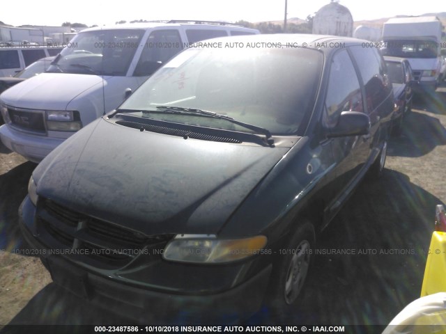 2B4FP25B8XR333524 - 1999 DODGE CARAVAN GREEN photo 2