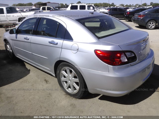 1C3LC66M87N564000 - 2007 CHRYSLER SEBRING LIMITED SILVER photo 3