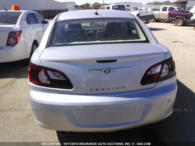 1C3LC66M87N564000 - 2007 CHRYSLER SEBRING LIMITED SILVER photo 6