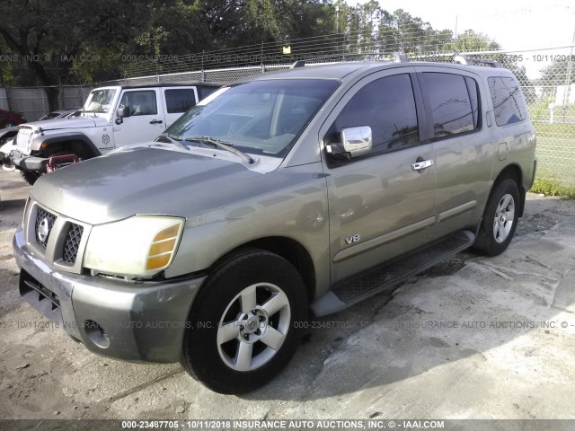 5N1AA08A36N728336 - 2006 NISSAN ARMADA SE/LE TAN photo 2