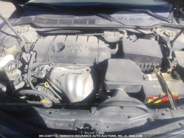 4T1BF3EK1BU627154 - 2011 TOYOTA CAMRY SE/LE/XLE 蓝色 照片 10