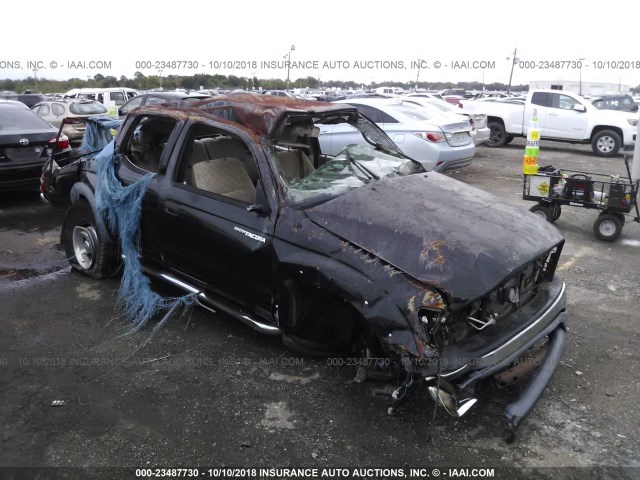 5TEGN92N34Z435677 - 2004 TOYOTA TACOMA DOUBLE CAB PRERUNNER BLACK photo 1