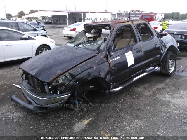 5TEGN92N34Z435677 - 2004 TOYOTA TACOMA DOUBLE CAB PRERUNNER BLACK photo 2