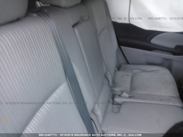 5TDBKRFH1FS148443 - 2015 TOYOTA HIGHLANDER LE/LE PLUS GRAY photo 8