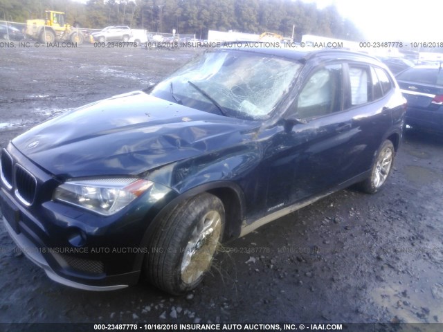 WBAVL1C50FVY25300 - 2015 BMW X1 XDRIVE28I BLUE photo 2