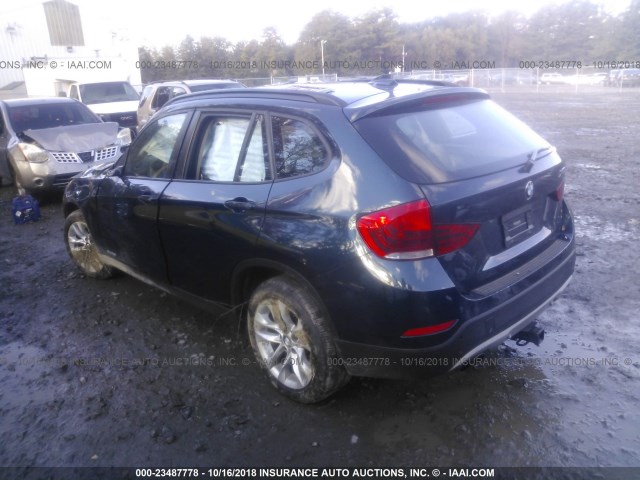 WBAVL1C50FVY25300 - 2015 BMW X1 XDRIVE28I BLUE photo 3