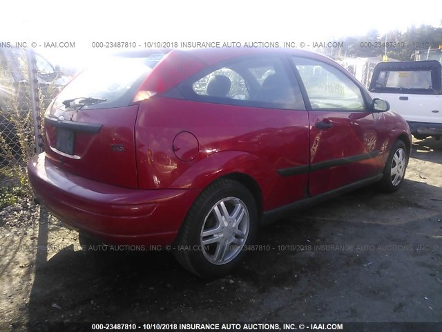 3FAFP31312R228484 - 2002 FORD FOCUS ZX3 RED photo 6