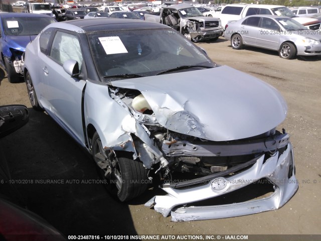 JTKJF5C76E3075339 - 2014 TOYOTA SCION TC 灰色 照片 1