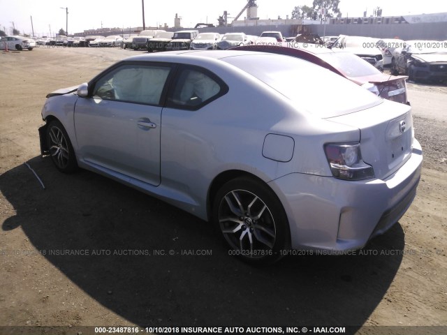 JTKJF5C76E3075339 - 2014 TOYOTA SCION TC 灰色 照片 3