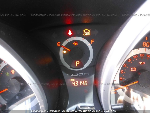 JTKJF5C76E3075339 - 2014 TOYOTA SCION TC 灰色 照片 7