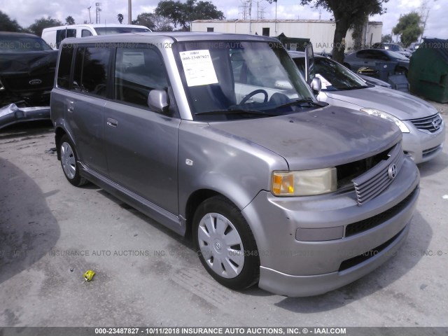 JTLKT324764121602 - 2006 TOYOTA SCION XB Gris foto 1
