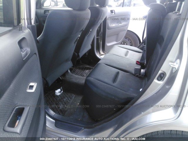 JTLKT324764121602 - 2006 TOYOTA SCION XB Gris foto 8