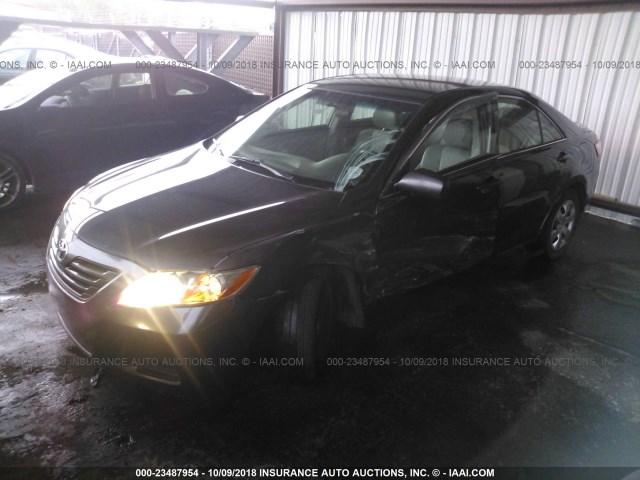 4T1BE46K09U411751 - 2009 TOYOTA CAMRY SE/LE/XLE GRAY photo 2