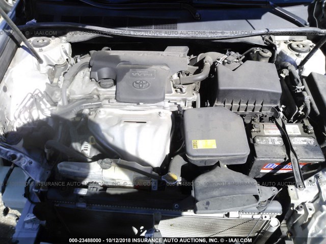4T4BF1FK3DR306230 - 2013 TOYOTA CAMRY L/SE/LE/XLE Gümüş foto 10