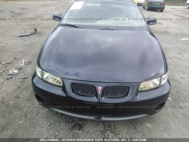 1G2WP521XVF250301 - 1997 PONTIAC GRAND PRIX GTP BLACK photo 6