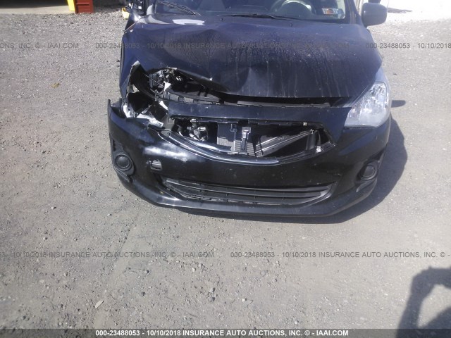 ML32F3FJ2JHF08956 - 2018 MITSUBISHI MIRAGE G4 ES შავი ფოტო 6