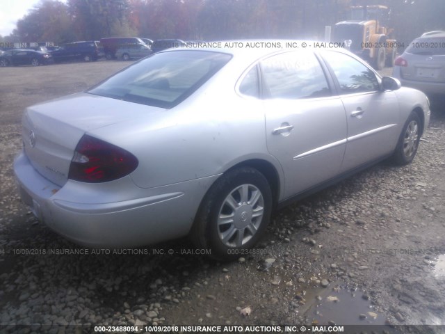 2G4WC532951300803 - 2005 BUICK LACROSSE CX SILVER photo 4