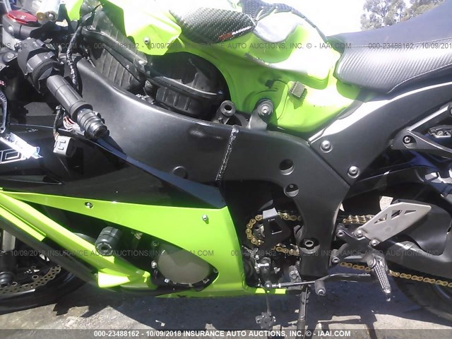 JKAZXCJ14CA013077 - 2012 KAWASAKI ZX1000 J GREEN photo 9