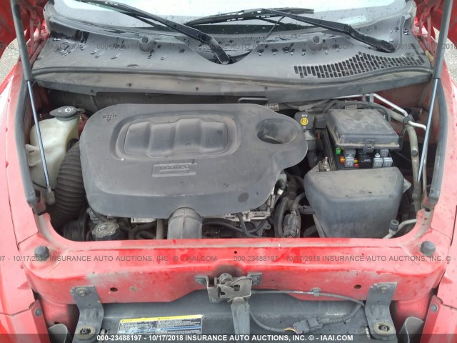 3GNCA13B09S526882 - 2009 CHEVROLET HHR LS Rojo foto 10