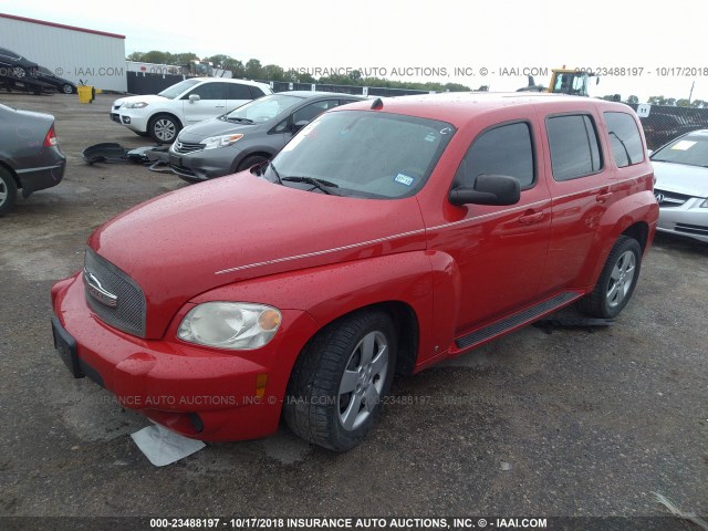 3GNCA13B09S526882 - 2009 CHEVROLET HHR LS Rojo foto 2