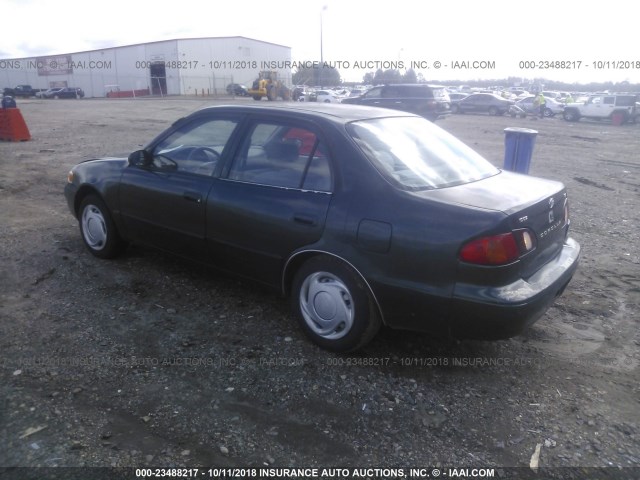 2T1BR12E9YC335868 - 2000 TOYOTA COROLLA VE/CE/LE GREEN photo 3