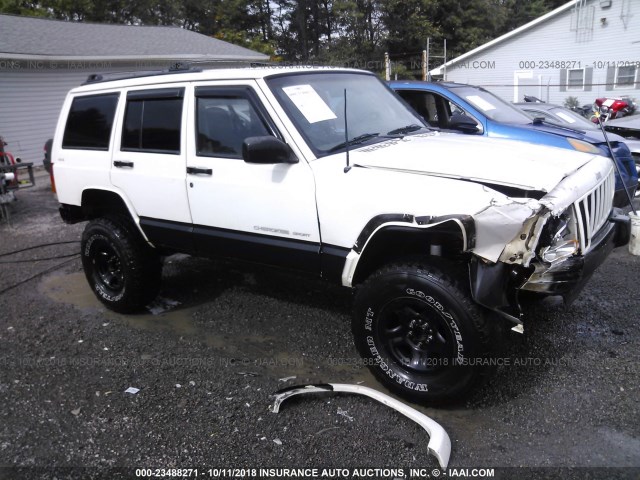 1J4FF68S7XL667023 - 1999 JEEP CHEROKEE SPORT/CLASSIC WHITE photo 1