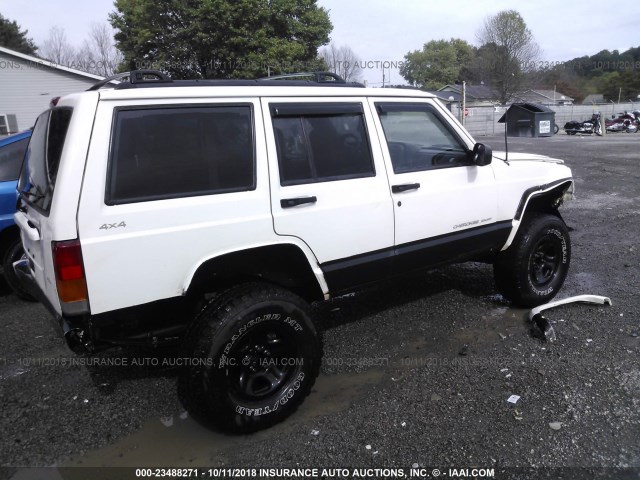 1J4FF68S7XL667023 - 1999 JEEP CHEROKEE SPORT/CLASSIC WHITE photo 4