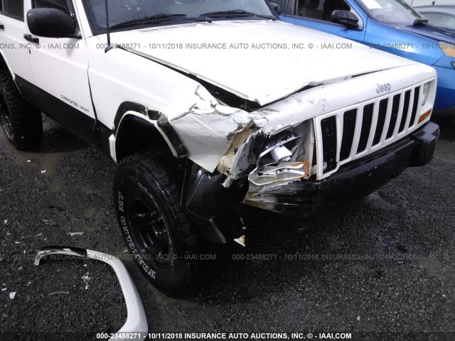 1J4FF68S7XL667023 - 1999 JEEP CHEROKEE SPORT/CLASSIC თეთრი ფოტო 6