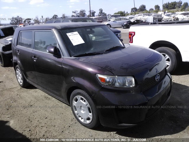 JTLKE50E781051072 - 2008 TOYOTA SCION XB Púrpura foto 1