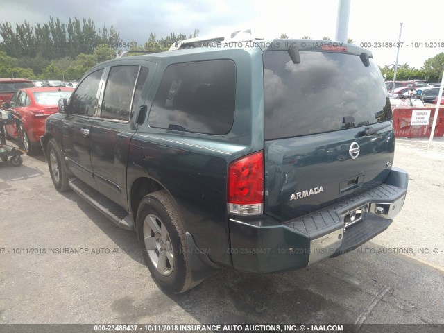 5N1AA08A16N707386 - 2006 NISSAN ARMADA SE/LE GREEN photo 3