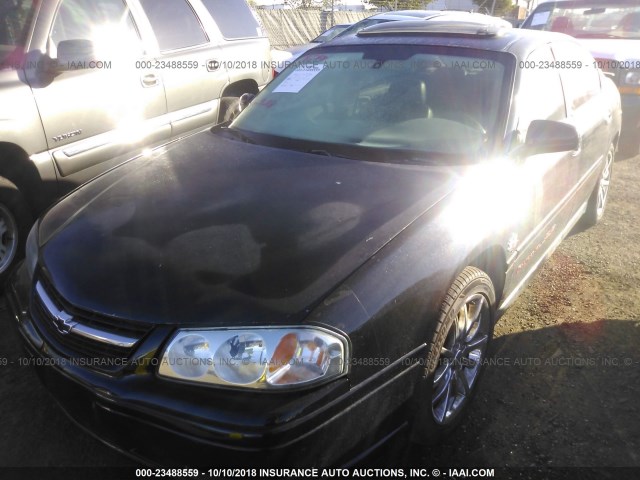 2G1WP551549232490 - 2004 CHEVROLET IMPALA SS BLACK photo 2