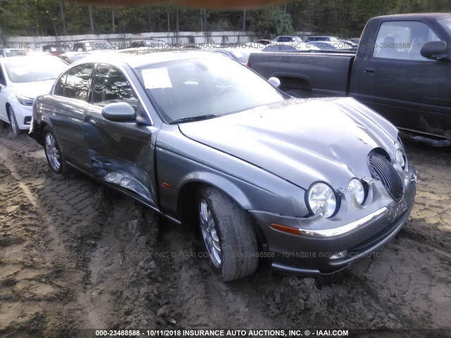 SAJEA01U13HM63194 - 2003 JAGUAR S-TYPE GRAY photo 1