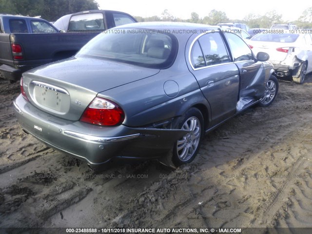 SAJEA01U13HM63194 - 2003 JAGUAR S-TYPE GRAY photo 4