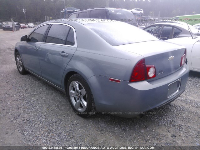 1G1ZH57B89F230425 - 2009 CHEVROLET MALIBU 1LT ღია ლურჯი ფოტო 3