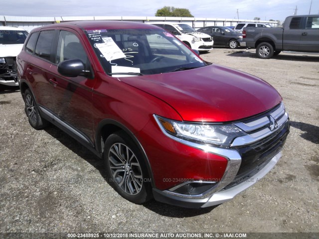JA4AD2A33GZ028744 - 2016 MITSUBISHI OUTLANDER ES წითელი ფოტო 1