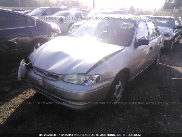 1NXBR18EXXZ229790 - 1999 TOYOTA COROLLA VE/CE/LE 银色 照片 2
