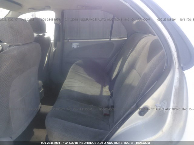 1NXBR12E7YZ346480 - 2000 TOYOTA COROLLA VE/CE/LE GRAY photo 8