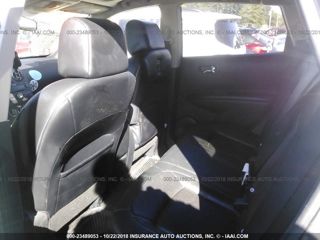 JN8AS58V38W400756 - 2008 NISSAN ROGUE S/SL GRAY photo 8