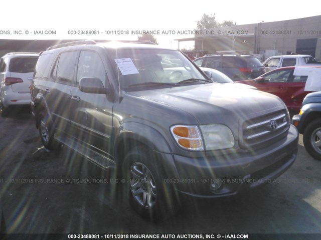 5TDZT38A84S234564 - 2004 TOYOTA SEQUOIA LIMITED GRAY photo 1