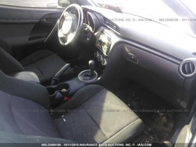 JTKJF5C73D3049120 - 2013 TOYOTA SCION TC SILVER photo 5