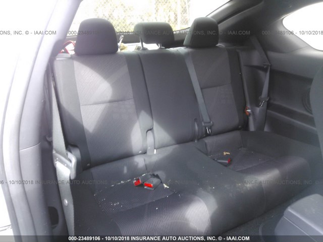 JTKJF5C73D3049120 - 2013 TOYOTA SCION TC SILVER photo 8