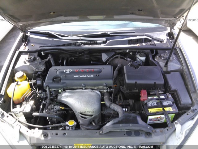 JTDBE32KX40293065 - 2004 TOYOTA CAMRY LE/XLE 金色 照片 10