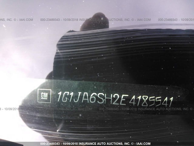 1G1JA6SH2E4185541 - 2014 CHEVROLET SONIC LS 白色 照片 9