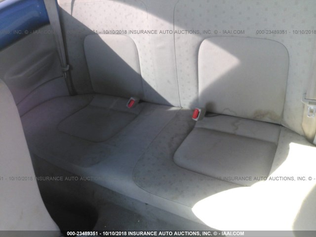 3VWBC21C2YM429831 - 2000 VOLKSWAGEN NEW BEETLE GL 蓝色 照片 8