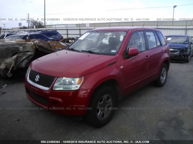 JS3TD941384103881 - 2008 SUZUKI GRAND VITARA  RED photo 2