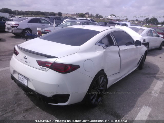 JN1FV7EK3JM530992 - 2018 INFINITI Q60 RED SPORT 400 WHITE photo 4